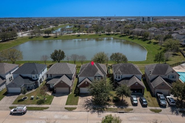 19527 Hardwood Ridge Trl, Cypress, TX 77429 - aerial view of residential area with a nearby body of water