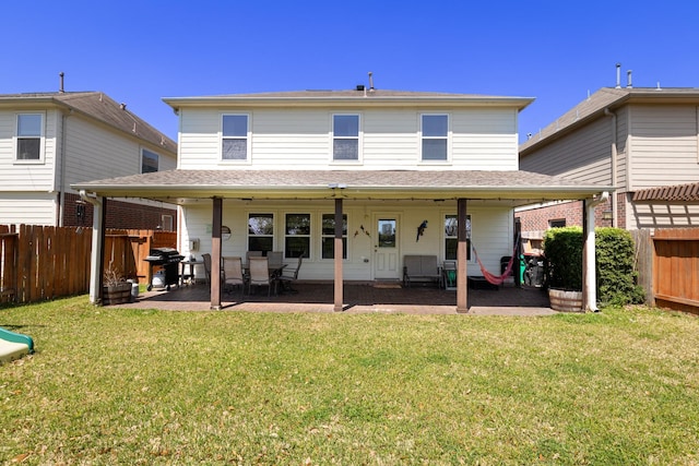 19527 Hardwood Ridge Trl, Cypress, TX 77429 - back of property with a patio area