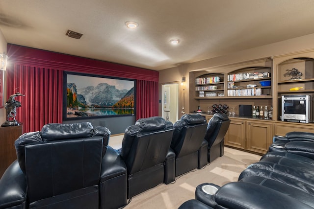 3034 Serena Vista Way, Houston, TX 77068 - cinema room with light colored carpet
