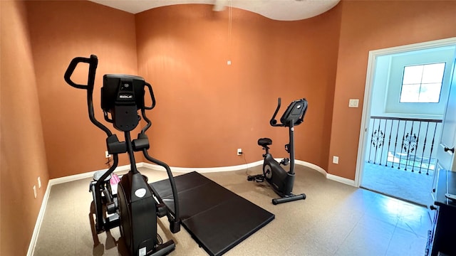 3034 Serena Vista Way, Houston, TX 77068 - exercise room with baseboards