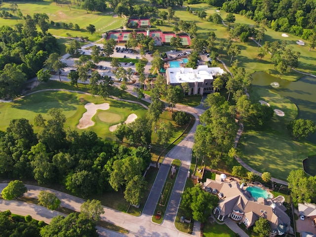 3034 Serena Vista Way, Houston, TX 77068 - aerial overview of property's location with a local golf course