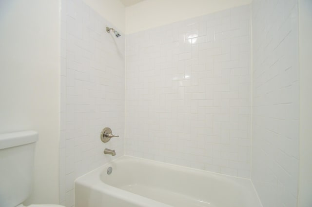 full bath featuring shower / bathing tub combination and toilet