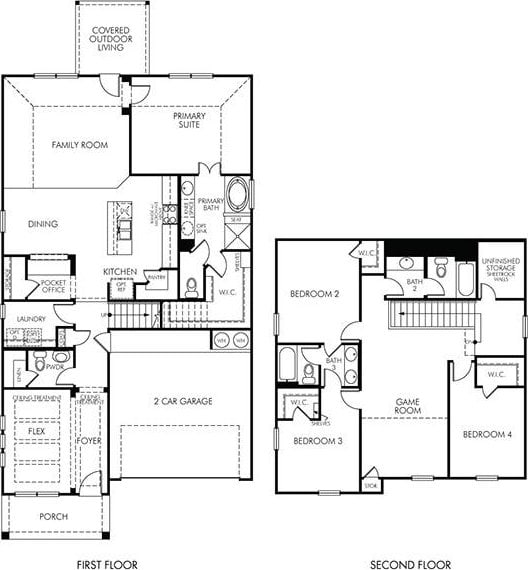 12130 Meandering Stream Dr, Baytown, TX 77523 - floor plan
