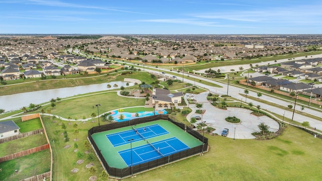 29823 Case Canyon Ln, Katy, TX 77494 - aerial view featuring a residential view and a water view