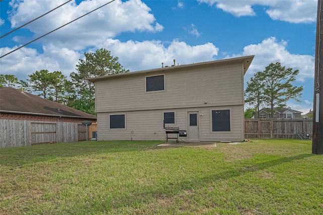 10834 Glenora Dr, Houston, TX 77065 - back of property featuring a patio area and a fenced backyard