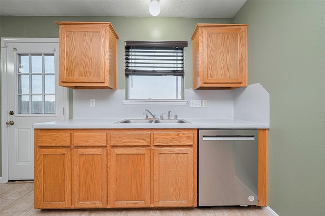 10834 Glenora Dr, Houston, TX 77065 - kitchen with dishwasher, healthy amount of natural light, and light countertops