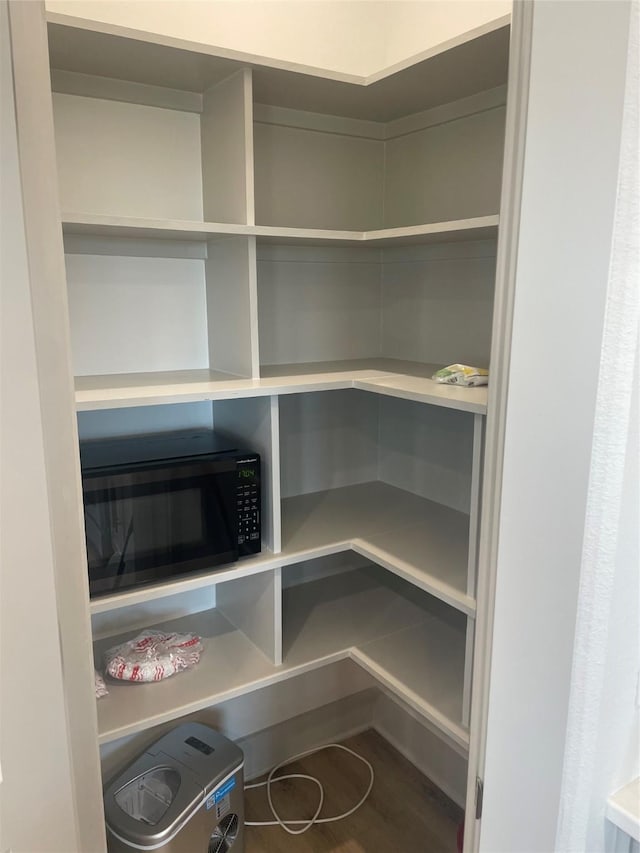 view of pantry