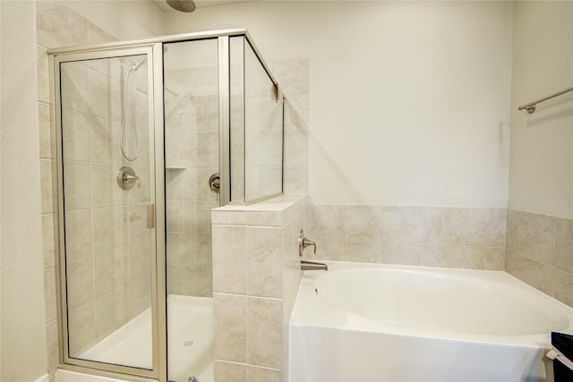 7709 Rainbow Close Ln, Houston, TX 77055 - full bath with a shower stall and a bath