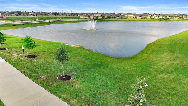 water view featuring a residential view