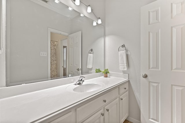 full bathroom with vanity