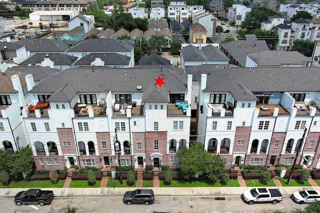 birds eye view of property featuring a residential view