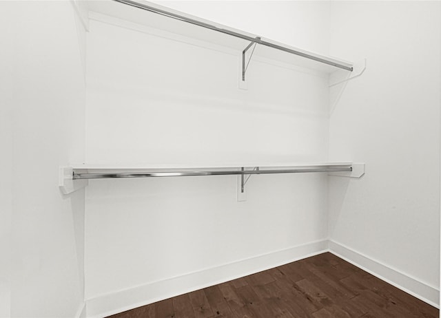 203 Dwire Dr, La Porte, TX 77571 - walk in closet with dark wood finished floors