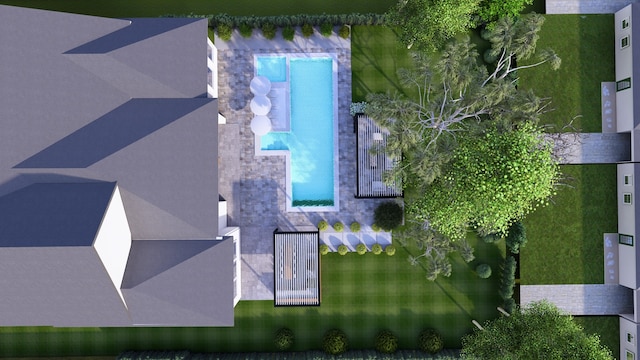 208 S Empress Green Pl, Montgomery, TX 77316 - drone / aerial view