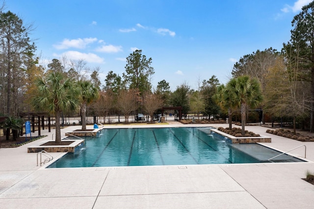 208 S Empress Green Pl, Montgomery, TX 77316 - pool with a patio