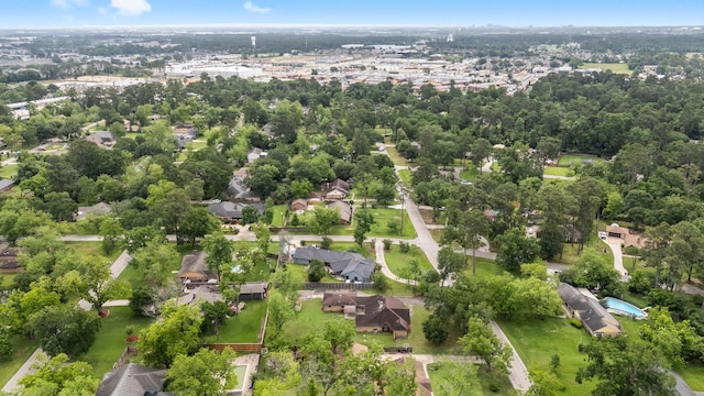 aerial view featuring a residential view