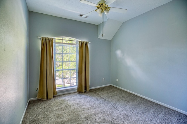 6505 River Glen Ct, Pearland, TX 77584 - carpeted empty room featuring plenty of natural light and ceiling fan
