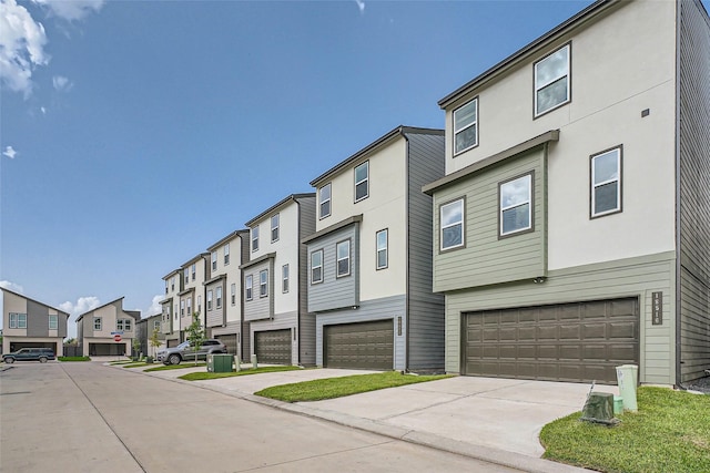 exterior space with a residential view