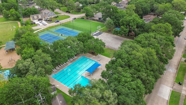 drone / aerial view