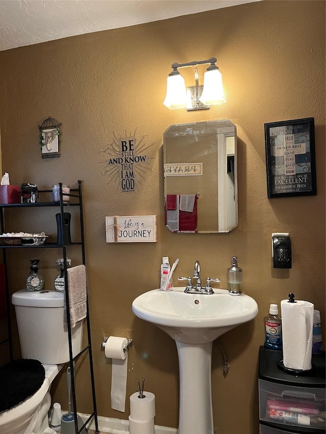 bathroom with toilet