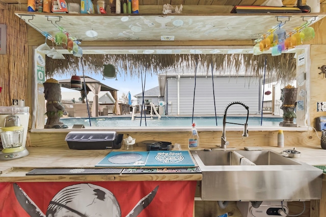 kitchen with a sink