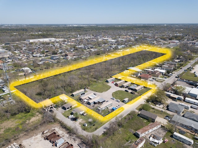 1703 Sunny Dr, Houston, TX 77093 - bird's eye view with a residential view