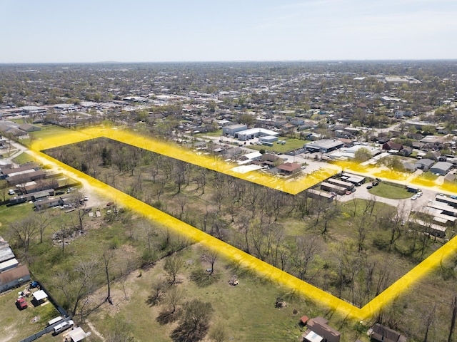 1703 Sunny Dr, Houston, TX 77093 - bird's eye view featuring a residential view