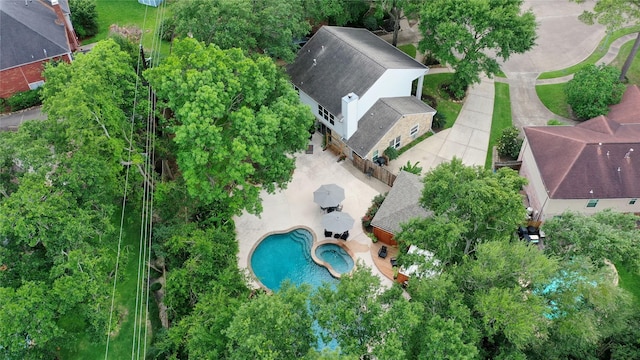 bird's eye view