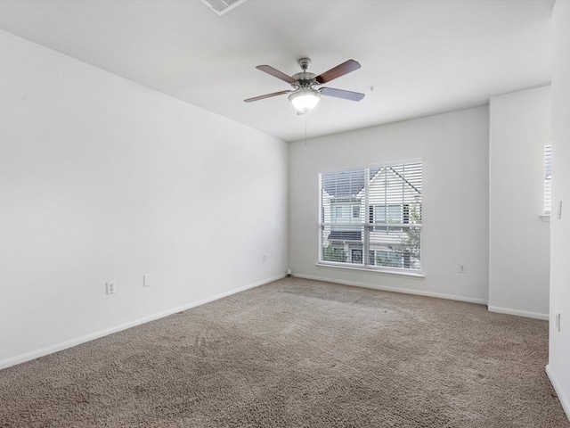 9200 Westheimer Rd Unit 1111, Houston, TX 77063 - empty room with carpet floors, ceiling fan, and baseboards