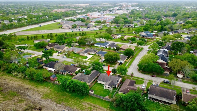 birds eye view of property featuring a residential view