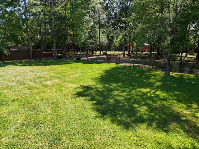 13882 Oak Manor Dr, Willis, TX 77318 - view of yard with fence