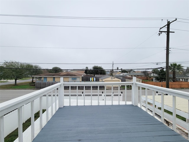 5703 Fraser Ave, Galveston, TX 77551 - view of deck