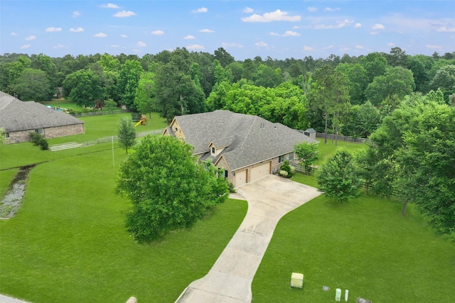 drone / aerial view