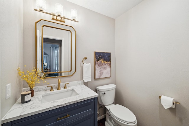 14718 Kings Head Dr, Houston, TX 77044 - half bath featuring vanity and toilet