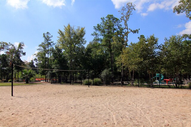 14718 Kings Head Dr, Houston, TX 77044 - surrounding community featuring volleyball court