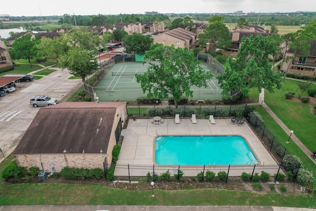 aerial view
