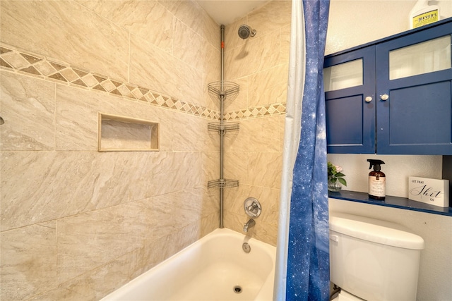 10912 Gulf Fwy Unit 28, Houston, TX 77034 - bathroom featuring shower / tub combo and toilet