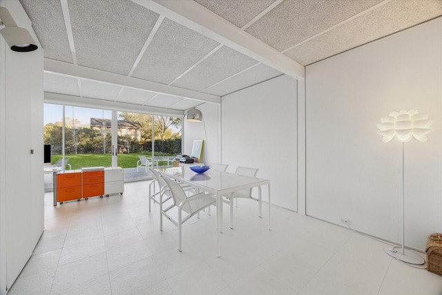view of dining space