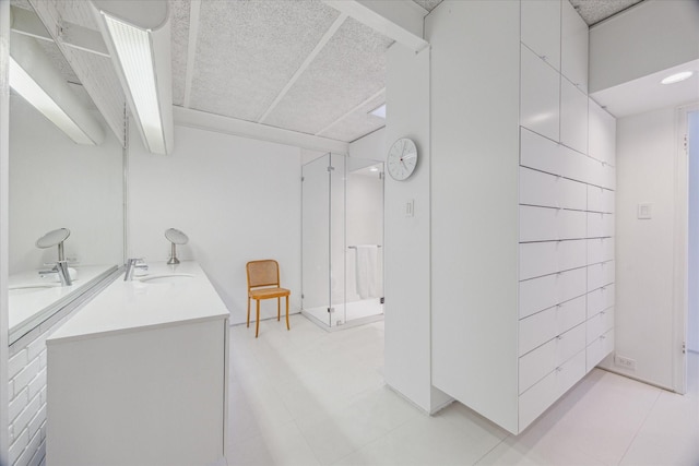 interior space with a sink