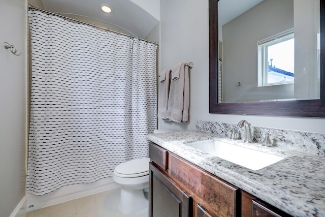 2125 Mcilhenny St, Houston, TX 77004 - bathroom with vanity, recessed lighting, and toilet