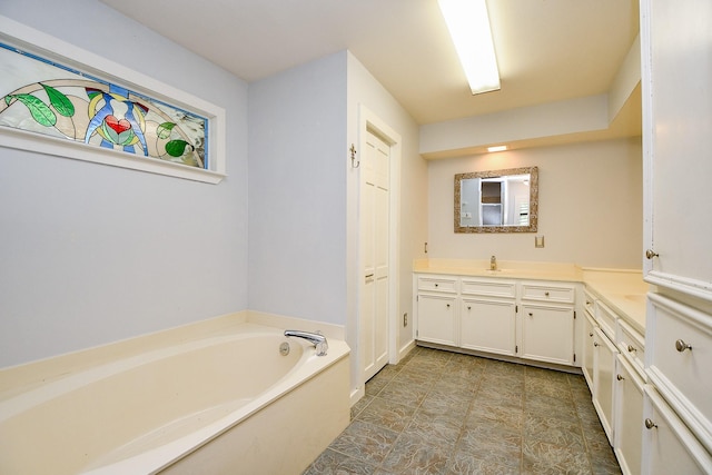 406 Hidden Creek Cir, Sealy, TX 77474 - bathroom with vanity and a bath