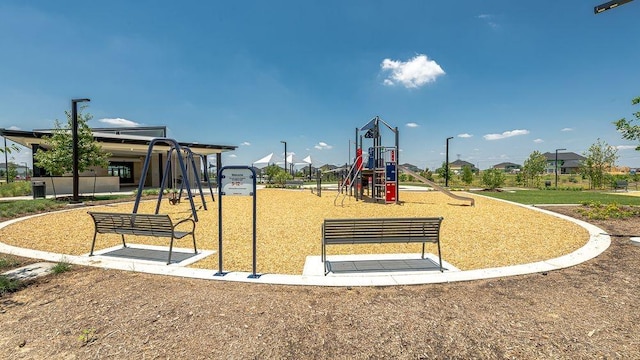 view of community playground