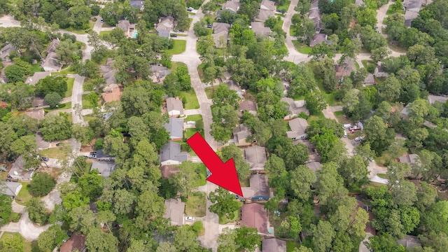 aerial view featuring a residential view