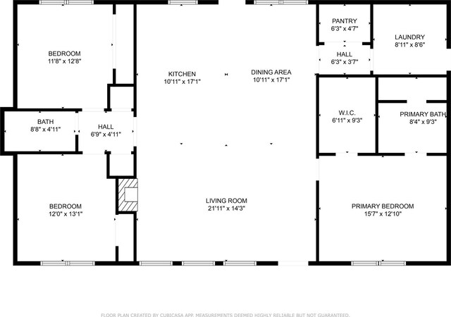 24 Hickory Ridge Dr, Hilltop Lakes, TX 77871 - floor plan / room layout