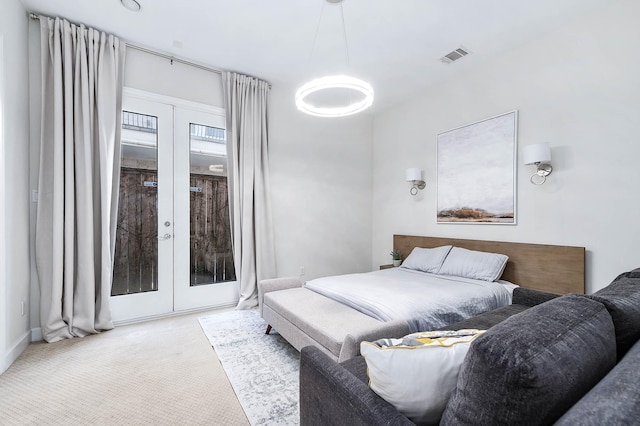 4707 Jackson St, Houston, TX 77004 - bedroom with french doors and carpet floors