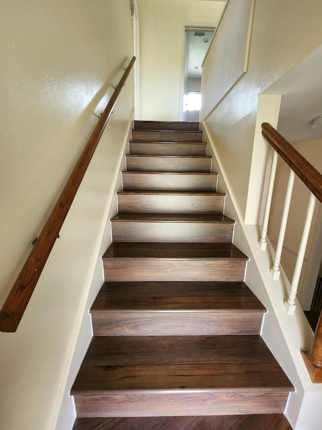 view of staircase