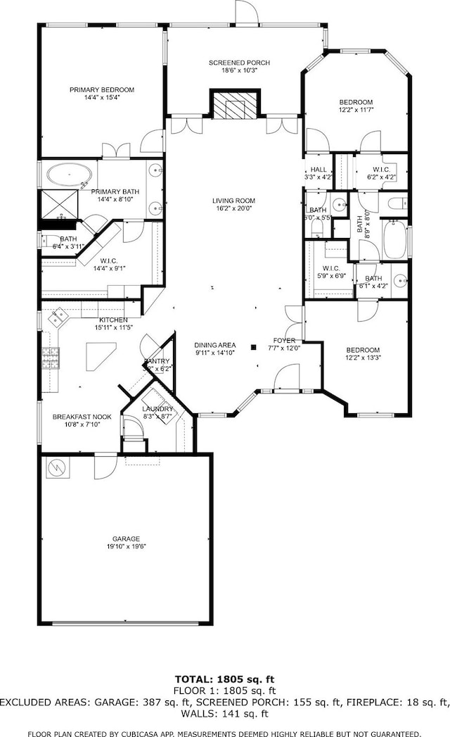 6542 Shinnecock Hills Dr, Houston, TX 77069 - room layout