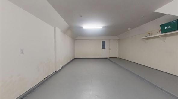 interior space featuring electric panel