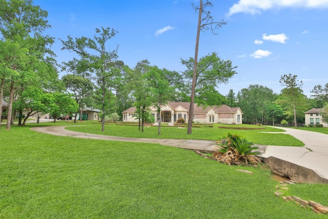 surrounding community featuring a lawn