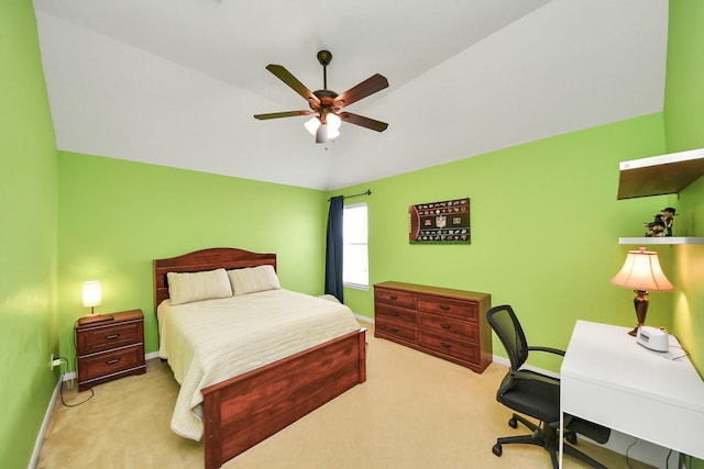 7603 Chimney Gap, Missouri City, TX 77459 - bedroom featuring baseboards, carpet, and vaulted ceiling
