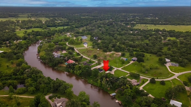7739 County Road 684, Sweeny, TX 77480 - bird's eye view with a water view